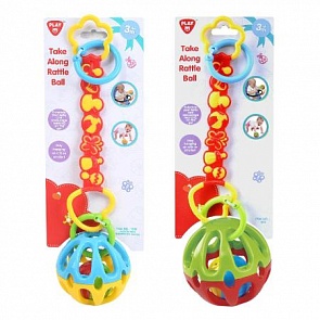 Развивающая игрушка - подвеска - Мяч-погремушка (Playgo, Play 1512veg)